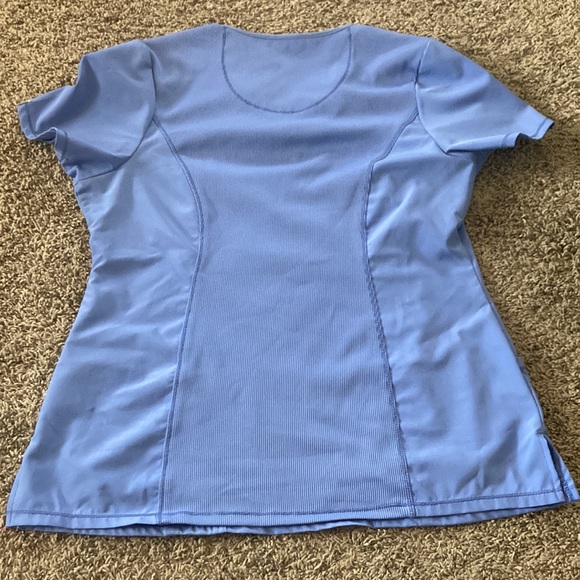 Light Blue Cherokee Infinity Scrub Top Size M - Picture 3 of 3